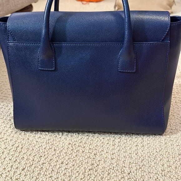 Furla Metropolis medium satchel in navy - Picture 2 of 11